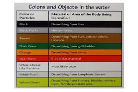 Ionic Foot Bath Chart Ionic Foot Bath Foot Detox Foot