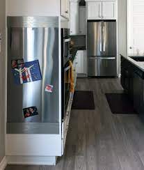 Made by authentic american quality standards, these cabinets offer a customized kitchen storage space to suit any type of needs. Magnetic Panel Used In Kitchen On Side Of Cabinet In Place Of Fridge Magnetic Panels Magnetic Board Kitchen Contemporary Kitchen Design