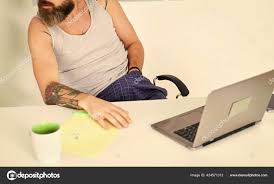 Touching himself. Unrecognizable man watching pornography and masturbating.  Online porn video. Digital world. Sex erotic movies. Pleasure and  satisfaction. Guy masturbating. Masturbation concept — Stock Photo ©  stetsik 424571312
