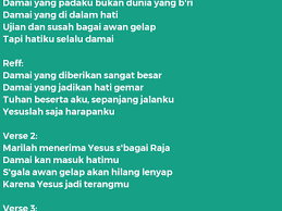 Damai yang hilang mp3 ✖. Damai Yang Padaku Lirik Lagu Kristen