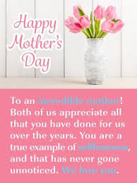 Beautiful Flowers Happy Mother S Day Card From Both Of Us Birthday Greeting Cards By Davia Happy Mother S Day Card Mother S Day Greeting Cards Happy Mother S Day