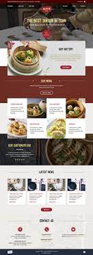 Dimsum Online Shop Design Restaurant Chinese Food Food Website Design Food Menu Design Food Website