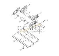 China 819908990 chain track assembly XCMG XE215C excavator ...