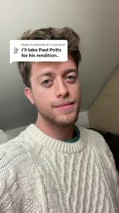 Replying to @Myrhillion Longer video today but I really wanted to cover  Paul Potts. Have a good week everyone #sweatercladoperasinger