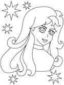 Free printable beautiful girl coloring pages. Beautiful Ladies Coloring Pages