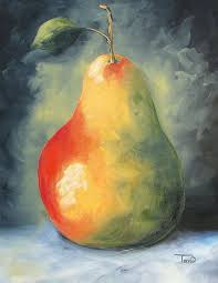My Favorite Pear By Torrie Smiley Peinture De Nature Morte Dessin Nature Morte Sujets De Peinture