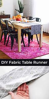 Coordinate placemats, cloth napkins, flatware and dishes with the table runner and the party's theme. Diy Modern Table Runner A Beautiful Mess