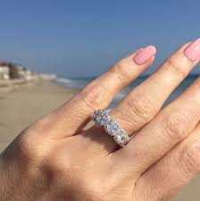 Cushion Halo Band From Lafonn With Simulated Diamonds In Platinum Bonded Sterling Silver 200 Cushion Halo Band Engagement Rings Eternity Bands