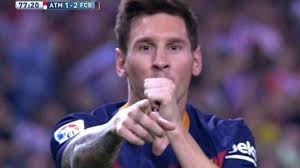 Messi le dedica el gol a su hijo Mateo