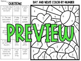 ← coloring pages of church on a sunny day. Day And Night Color By Number By Createdbymarloj Tpt