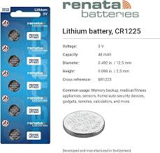 Amazon.com: Renata Batteries CR1225 Watch Battery (5 Pack) : Health &  Household