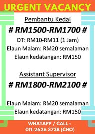 Kerja kosong jobs now available in sungai buloh. Cho Cs V Twitter Selamat Petang Masih Cari Kerja Kosong Di Selayang Sungai Buloh Kuala Lumpur Petaling Jaya Shah Alam Subang Jaya Puchong Dan Seri Kembangan Memerlukan Pekerja Dahkerjanakkerj Jawatankosong01 Jawatankosong6 Ohkerjakosong
