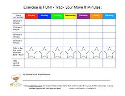 Printable Write In Daily Activity Tracking Sheet Move It Minutes Physical Activities For Kids Physical Activities For Preschoolers Physical Activities