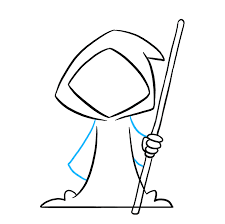 How to draw the grim reaper. How To Draw The Grim Reaper Really Easy Drawing Tutorial