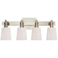 Visual Comfort Tob2153pn Wg Thomas Obrien Bryant 4 Light 20 Inch Polished Nickel Bath Wall L Polished Nickel Wall Sconce Visual Comfort Visual Comfort Lighting
