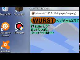 Part 2 of how to get hacks on minecraft 1.14.4 this will help you guys who dont know cracked launchers or in mojang my screen recorder is st. How To Get The Wurst Hacked Client For Minecraft Using Tlauncher Youtube