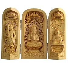 Boxwood wooden statue carvings sculpture wood decor of buddha bodhisattva home. Wjfjyp Wood Carving Buddha Statue Buddhist Altar Mini Sankai Buddha Acalanatha Mini Buddha Statue Guardian Monument Figurine Pray Amulet Buddhist Altar Buddha Statues Buy Online In Sri Lanka At Desertcart Lk Productid