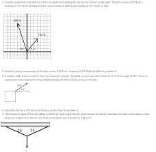 Learn how to find the magnitudes and direction of a resultant vector. Find The Magnitude And Direction Of The Resultant Chegg Com