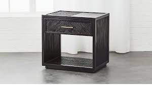 4.5 out of 5 stars with 2 ratings. Carlo Black Wood Nightstand Cb2 Wood Nightstand Modern Nightstand Black And Wood Nightstand