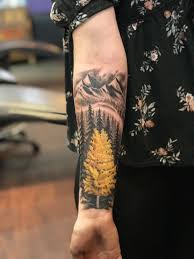 Beautiful Aspen Tree Tattoo Hand Tattoos For Guys Silhouette Tattoos Sleeve Tattoos For Women