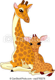 Maybe you would like to learn more about one of these? Mother Giraffe And Baby Giraffe Illustration Of Mother Giraffe And Baby Giraffe Canstock