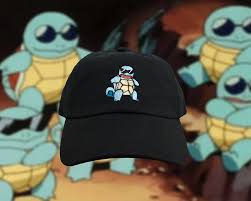 First pokemon tattoo of 2021. Squirtle Squad Pokemon Embroidered Dad Hat Artofit