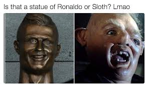 People are standing up for johnny depp with these 40 memes while others disagree 50 of the best. Sloth And Ronaldo Cristiano Ronaldo Bust Know Your Meme