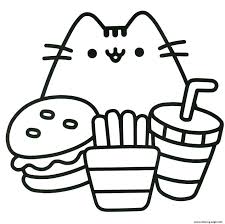 Here are some interesting coloring pages of cupcakes for your little one: 22 Awesome Image Of Food Coloring Pages Davemelillo Com Pusheen Coloring Pages Unicorn Coloring Pages Cool Coloring Pages