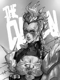 Junker Queen in Digital! by Orroko.deviantart.com on @DeviantArt |  Overwatch, Anime, Fantasy warrior