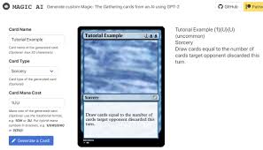 I do not come up with any text or images myself, i use the image and text provided and physically make your card. Max Woolf On Twitter Create Your Own Magic The Gathering Cards With Ai Give A Card Name Card Type And Or Card Mana Cost To A Finetuned Gpt 2 And Get A Custom Card