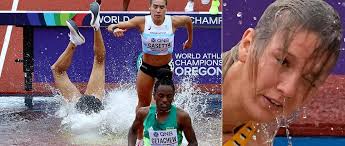 Friidrotts-VM: Otroliga dyket av Lea Meyer i hinderloppet