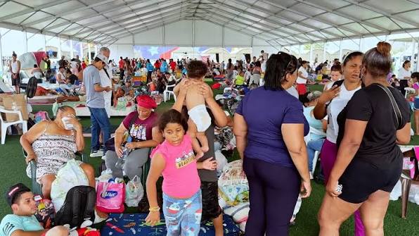 Foto:Venezuela responde a los sismos con refugios, asistencia médica y apoyo comunitario/Cortesía