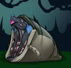 ESergalNSFW on X: CW: vore Bog leeches may look like docile creatures, but  dont let that fool you, they are relentless predators! I dont know how  long I can keep this one