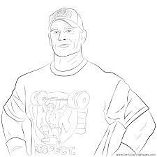 The 10 best john cena coloring pages for kids: Wwe Coloring Pages Coloring Page