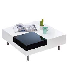 Pomona 27 metal and reclaimed wood square coffee table. Boju Living Room Large Coffee Table 2ft 75cm White High Glossing Square Wooden End Table Tea Table Accent Buy Online In Bosnia And Herzegovina At Bosnia Desertcart Com Productid 104160814
