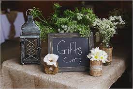 Chic Rustic Country Wedding Gift Table Wedding Rustic Wedding Gift Table Rustic Wedding Gifts