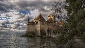 Chteau De Chillon Desktop Nexus Wallpaper Castle Beautiful Buildings Lake Geneva