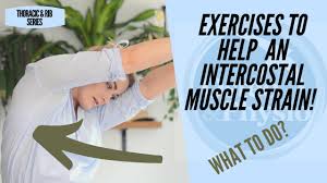 The muscles on your ribcage you are referring to are called the serratus anterior it is a muscle that originates on the surface of the 1st to 8th ribs at the side of the chest and inserts along the entire anterior length of the medial border of th. How To Deal With An Intercostal Strain Youtube