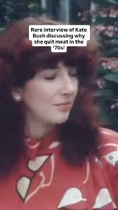 Iconic performer Kate Bush stopped eating meat in the ‘70s — and it all  started with a stew. 🍲🐄, She once shared how, she encountered a  particularly raw piece of meat in a stew… and suddenly made the ...