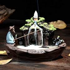 Ceramic Incense Holder Incense Burner Backflow Censer Smoke Flow Incense Burner Waterfall Guilin S Incense Burner Holder Incense Holder Ceramic Incense Holder