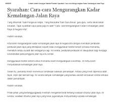 Video keselamatan jalan raya oleh perbadanan putrajaya. Langkah Langkah Mengurangkan Kemalangan Jalan Raya