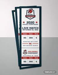 Template Sports Ticket Template Event Ticket Template Ticket Template