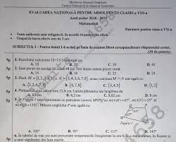 Rezultate simulare evaluare naţională 2019 edu ro rezultate evaluare nationala 2019 notele afisate pentru bucuresti verifica aici dcnews. Subiecte Simulare MatematicÄƒ Clasa A Vii A Subiectele GrilÄƒ È™i Au FÄƒcut ApariÈ›ia In CerinÈ›ele De Examen Edupedu Ro