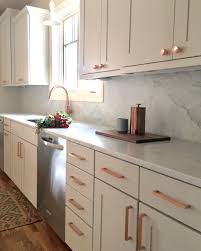 Taupe Greige Cabinets Marble Copper White Cottage Kitchens Farmhouse Style Kitchen Modern Farmhouse Kitchens
