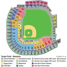 New Twins Stadium Seating Chart Twins Stadium Seating Target