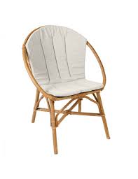 Fauteuil rotin rond coussin noir sumba. Coussin Pour Fauteuil Bruno Fauteuil Rotin Kok