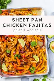 Sheet Pan Chicken Fajitas Recipe In 2020 Fajitas Homemade Fajita Seasoning Chicken Fajitas