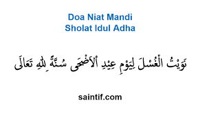 Doa Mandi Idul Adha Dan Idul Fitri Lengkap Bacaan Niat Doa Dan Panduan
