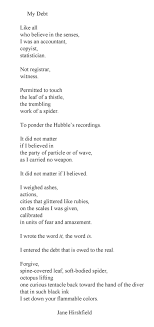 Poet Jane Hirshfield Fuses Science Loss And Wonder In Her New Collection Ledger The Open Notebook