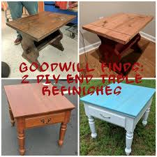 How to make a coffee table for an affordable upgrade to your living room. Home Decor Diy Two Ways To Refinish An End Table Dengarden